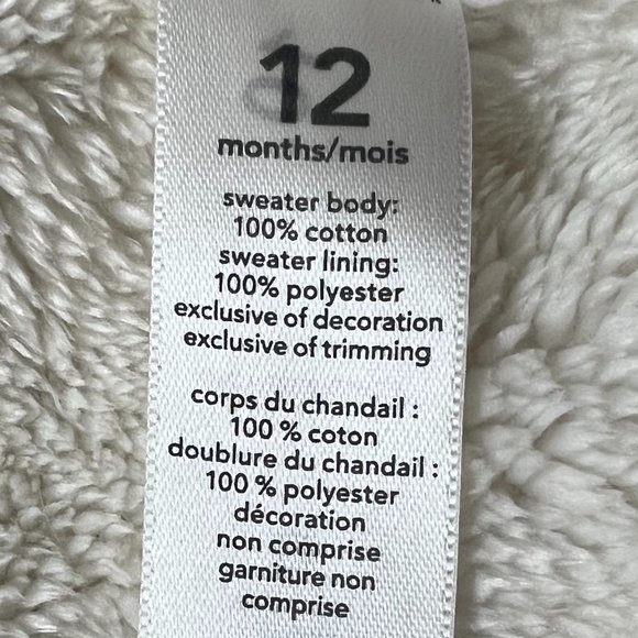 Carter's Baby Sherpa-Lined Cardigan - Picture 4 of 4